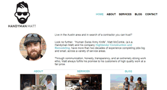 Desktop Screenshot of handymanmatt.net